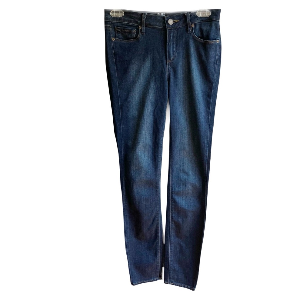 Paige Verdugo Ankle Jeans Size 27 Lawson Dark Wash Denim Straight Leg Stretch - Picture 1 of 10